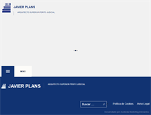 Tablet Screenshot of javierplans.com